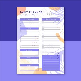 日常计划模板