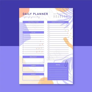 日常计划模板