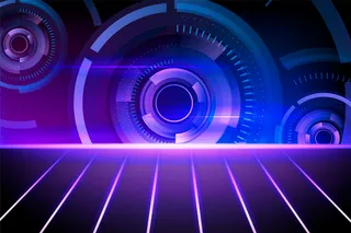 带有未来元素的抽象背景