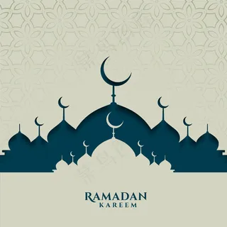 斋月卡里姆节伊斯兰节日卡