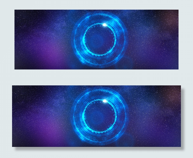 电商科技梦幻蓝色banner背景