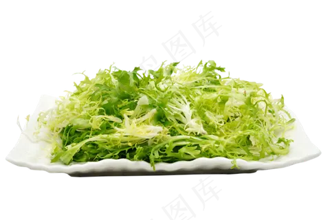 一盘绿色蔬菜苦菊 一盘绿色蔬菜苦菊