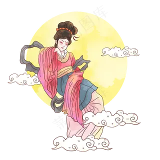 传统古典嫦娥素材