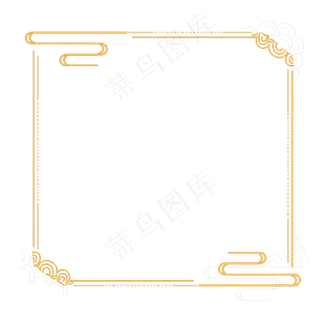 重阳节线条边框