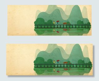 淘宝七夕中国风水墨