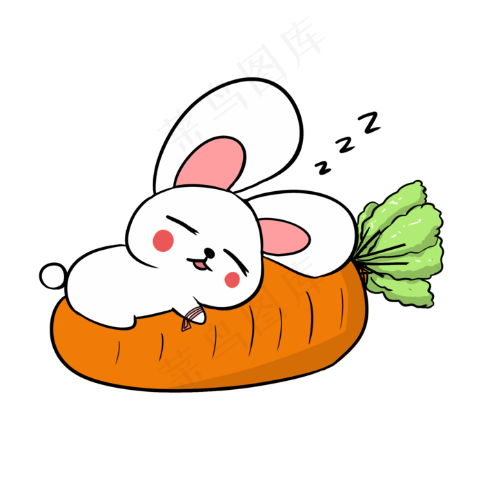 中秋节睡觉玉兔