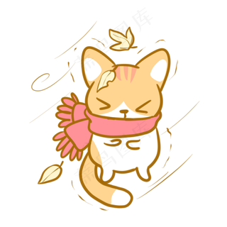 瑟瑟发抖的橘猫