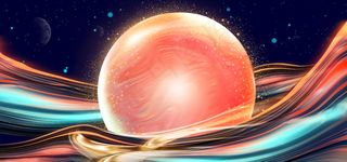 年会星球绚丽流体渐变