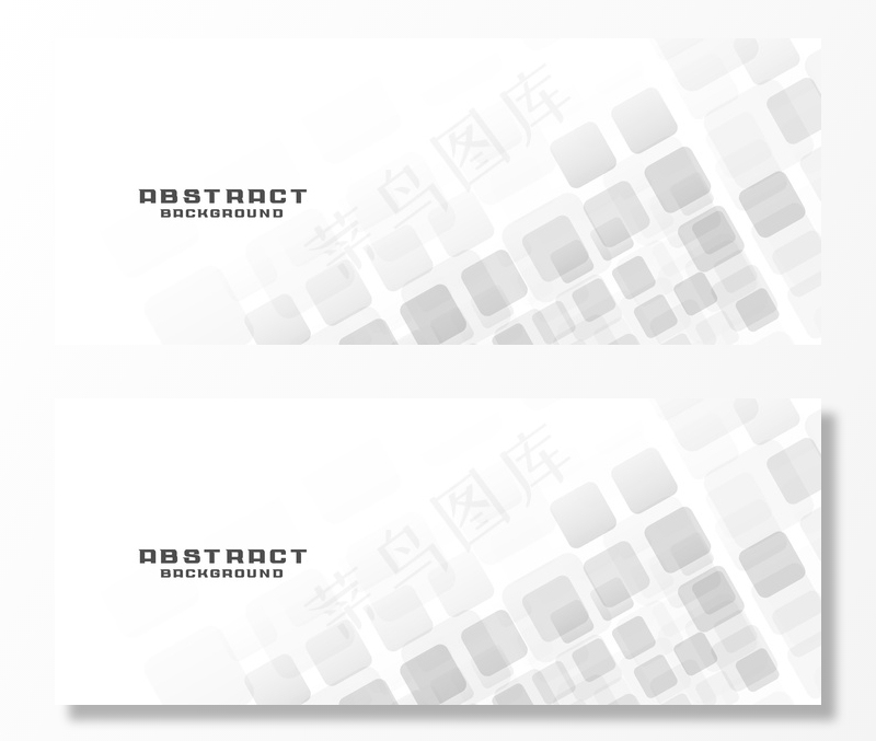 白色背景，灰色mosiac图案