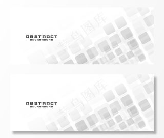 白色背景，灰色mosiac图案