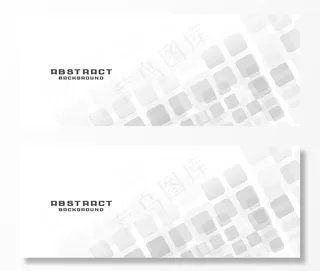 白色背景，灰色mosiac图案