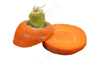 黄色切片胡萝卜