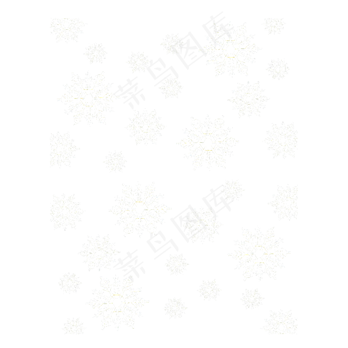鹅毛大雪装饰图案(1535X1535(DPI:300))psd模版下载