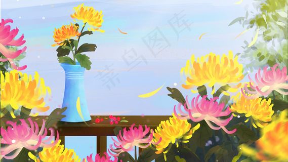 唯美秋季菊花风景 唯美秋季菊花风景