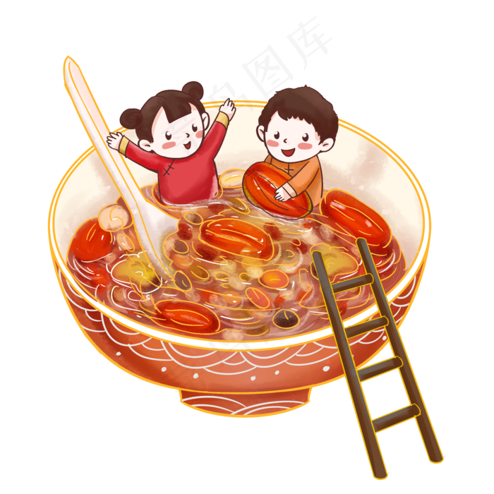 国潮腊八节腊八粥