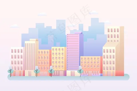 城市-视频会议背景 城市-视频会议背景