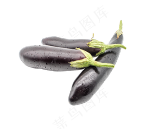 紫色长茄子食材