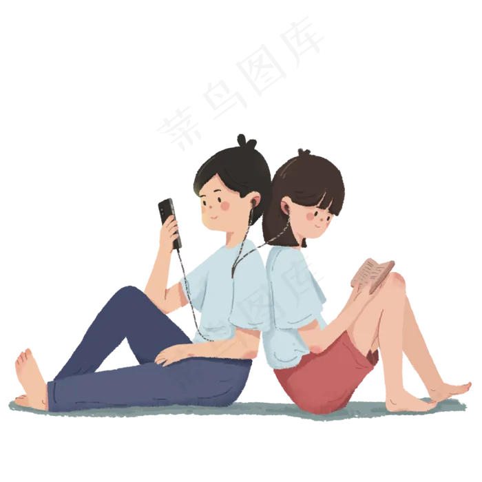 文艺情侣日常生活(2000X2000(DPI:300))psd模版下载