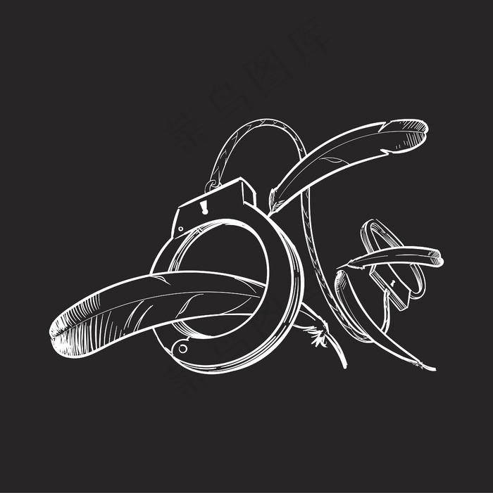 正义概念手绘插图