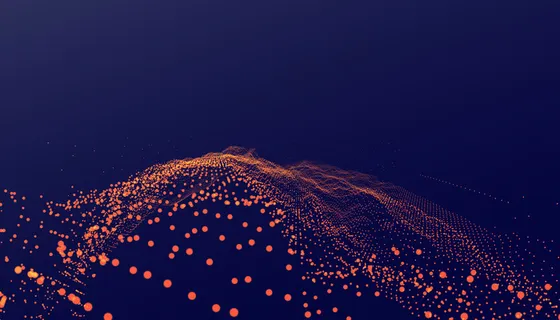 抽象数字粒子技术风格背景