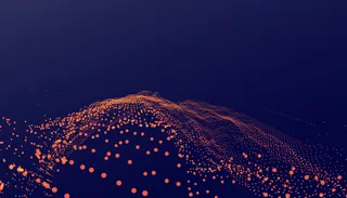 抽象数字粒子技术风格背景