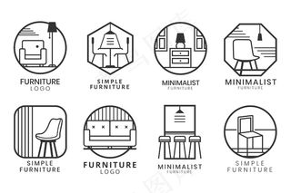 简约设计家具标志