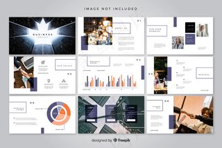 最小幻灯片模板