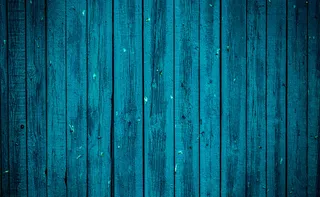 旧的蓝色木板。美丽的背景。
