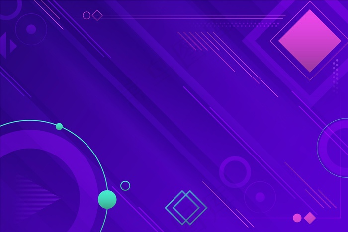 不同形状的抽象渐变几何壁纸
