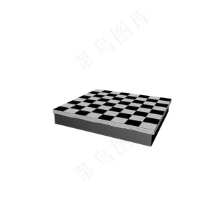 C4D礼盒七夕礼盒黑白高档礼盒