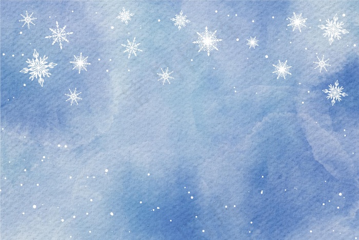水彩画冬季背景eps,ai矢量模版下载