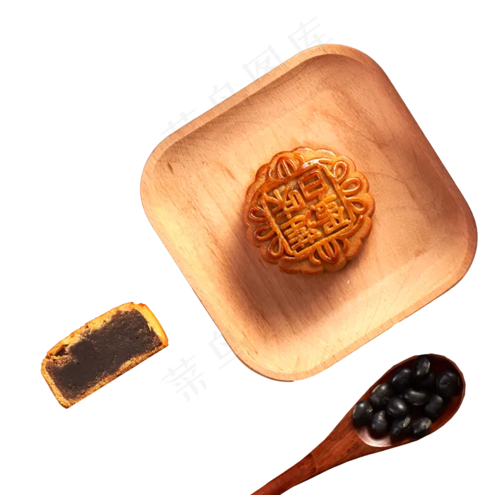中秋月饼礼盒俯拍特写(2000X2000(DPI:300))psd模版下载