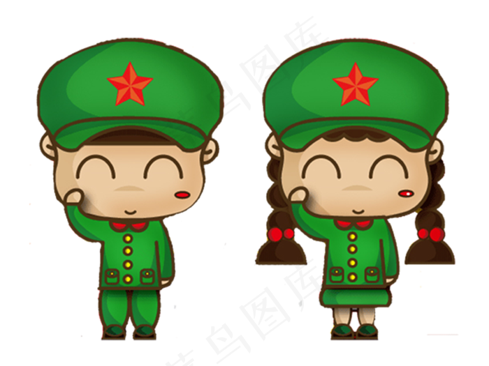 卡通军人|军人