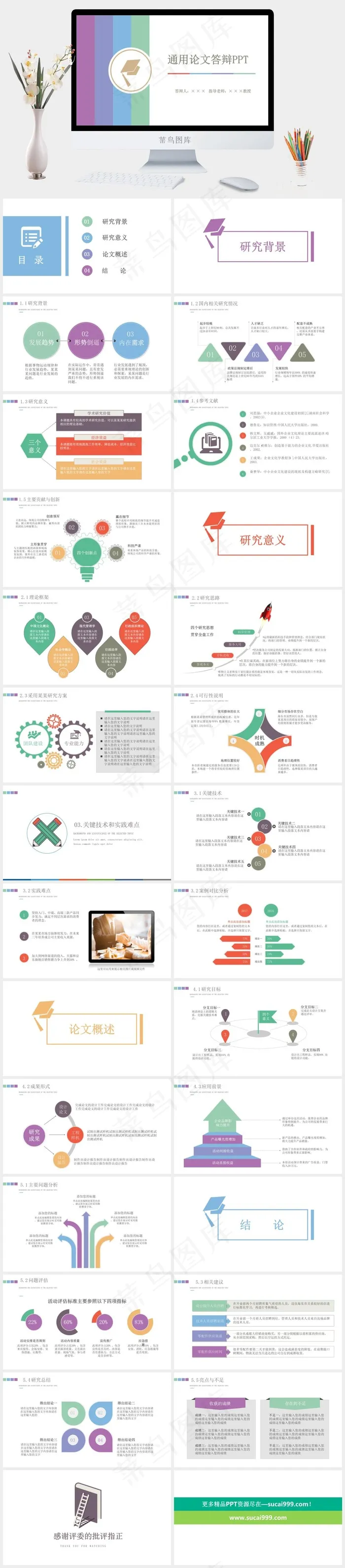 白色标准简洁PPT模板