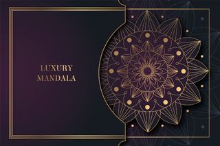 豪华曼荼罗背景
