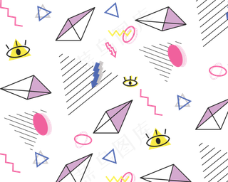 电商孟菲斯渐变线条科技风边框背