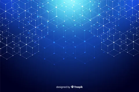 六边形技术粒子背景
