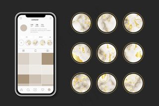 Instagram大理石故事亮点