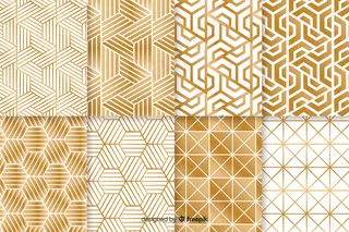 几何豪华型收藏图案