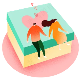 七夕节小清新礼盒