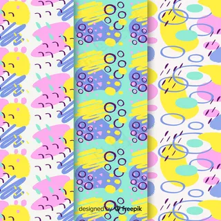 手绘抽象图案集