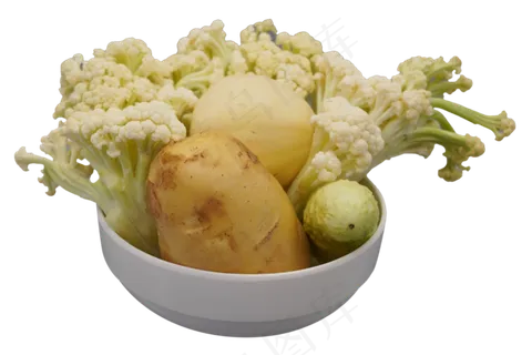 花菜和土豆食材 花菜和土豆食材
