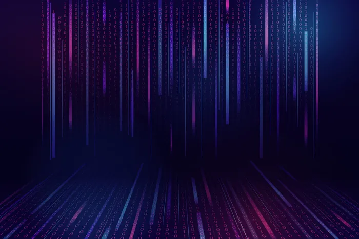 二进制代码流设计eps,ai矢量模版下载