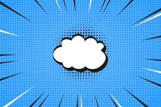 平面设计漫画风格的讲话泡沫壁纸