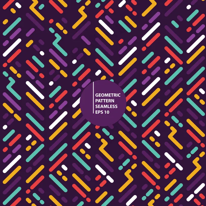 几何图形图案无缝背景eps,ai矢量模版下载