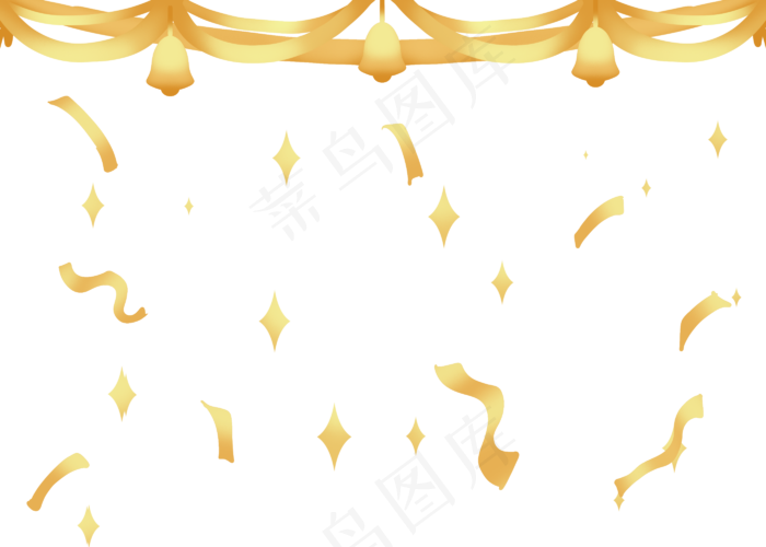 元旦彩带漂浮吊饰(2800X2000(DPI:300))psd模版下载