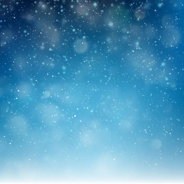 蓝色圣诞落雪模板。eps,ai矢量模版下载