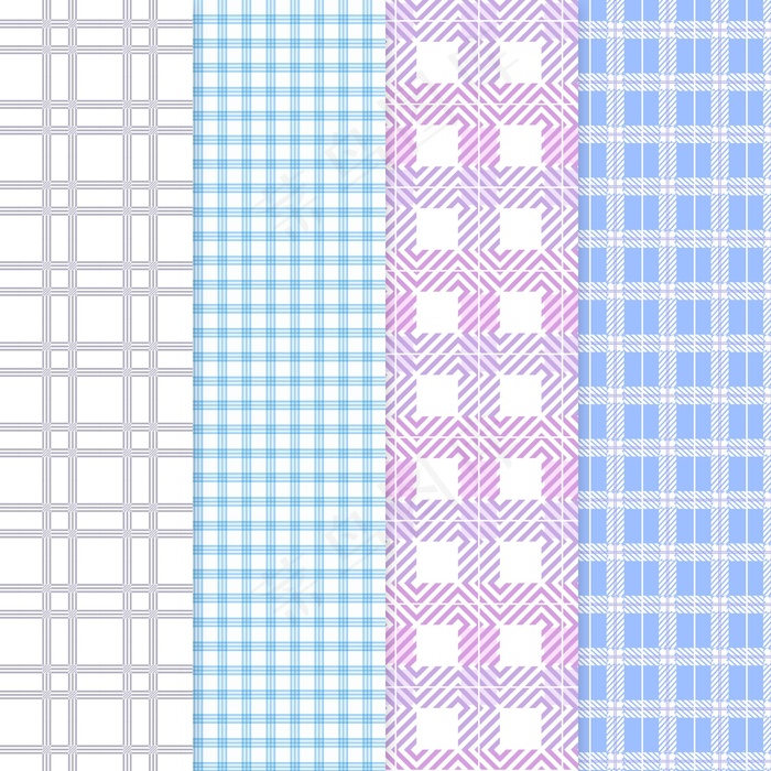 粉彩方格图案系列