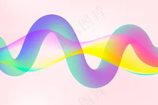 彩色流背景