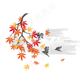 立秋节气秋天的叶子